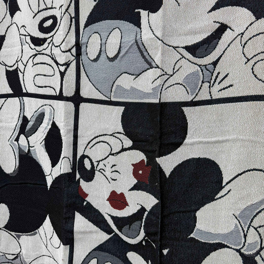 Mickey & Minnie Comic Panel Woven Tapestry | Vintage Disney Pop Art Blanket - Fucolina