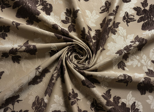Chinese - Style Floral and Butterfly Jacquard Fabric Color Card (Multiple Colors Available)