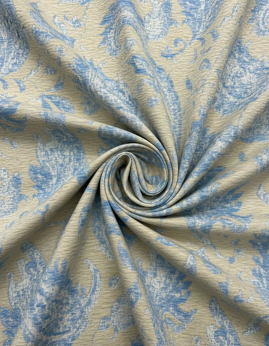 European palace style multi-color patterned jacquard fabric