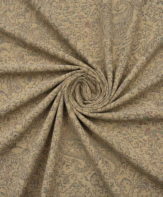 Vintage paisley jacquard fabric