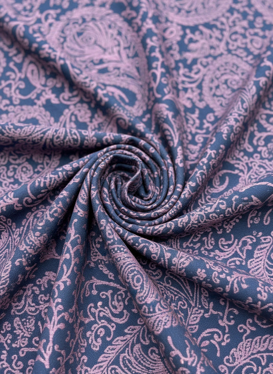Paisley Pattern Jacquard Fabric Color Card (Multiple Colors Available)
