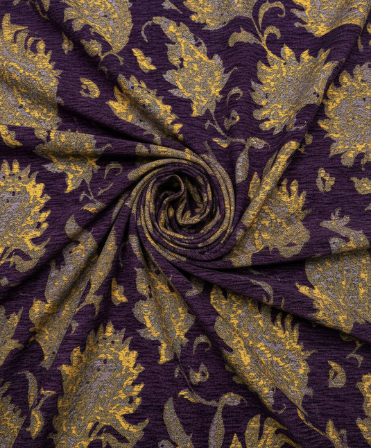 European palace style multi-color patterned jacquard fabric