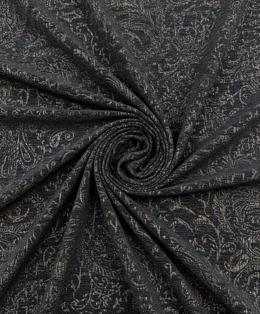 Vintage paisley jacquard fabric