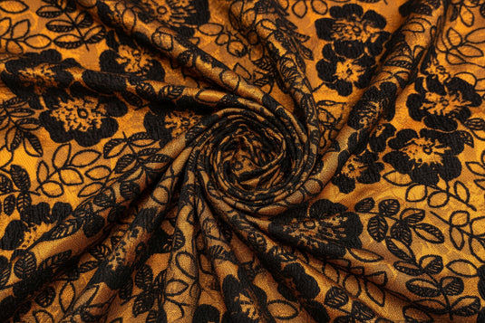 Floral Jacquard Fabric Color Card (Multiple Colors Available)