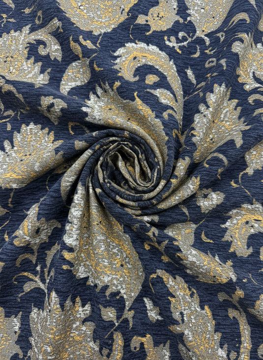 European palace style multi-color patterned jacquard fabric
