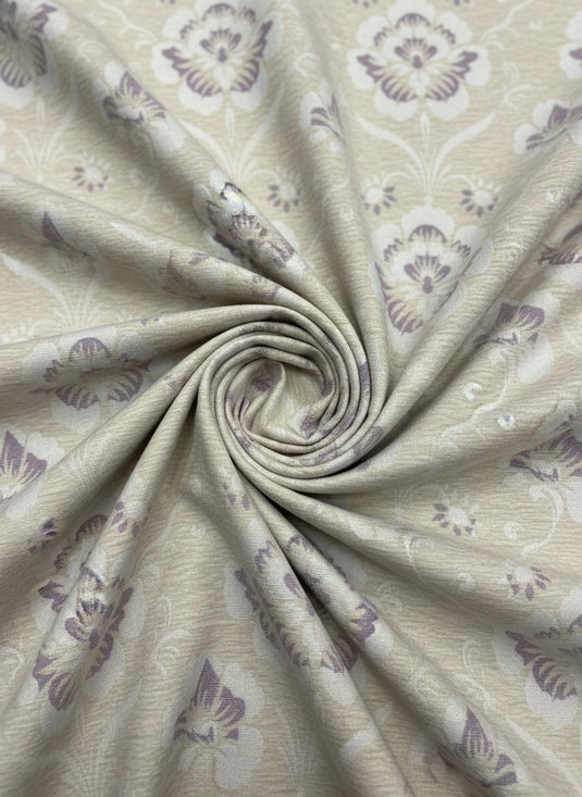European palace large flower jacquard fabric