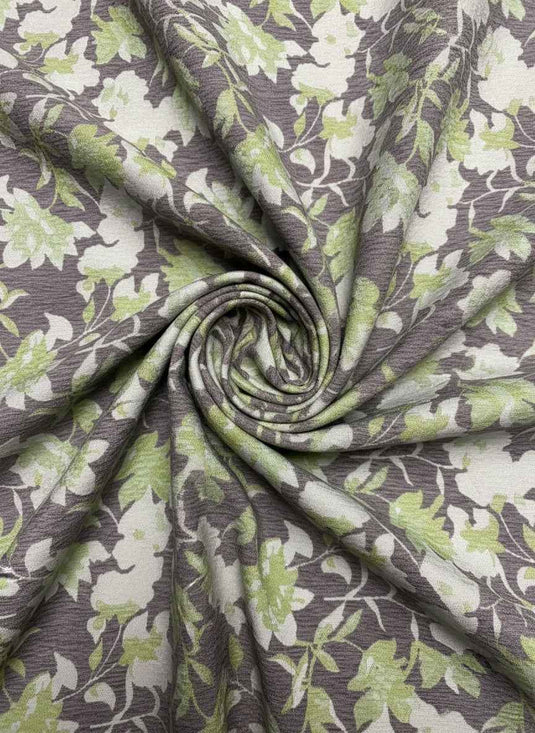 Vintage Floral Chenille Jacquard Fabric