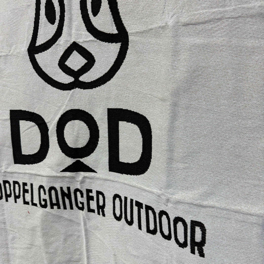 DOD (Doppelganger Outdoor) Logo Woven Blanket | Camping & Outdoor Brand Tapestry - Fucolina