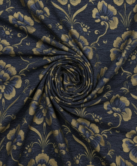 European palace large flower jacquard fabric
