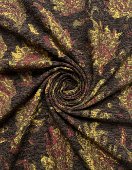 European palace style multi-color patterned jacquard fabric