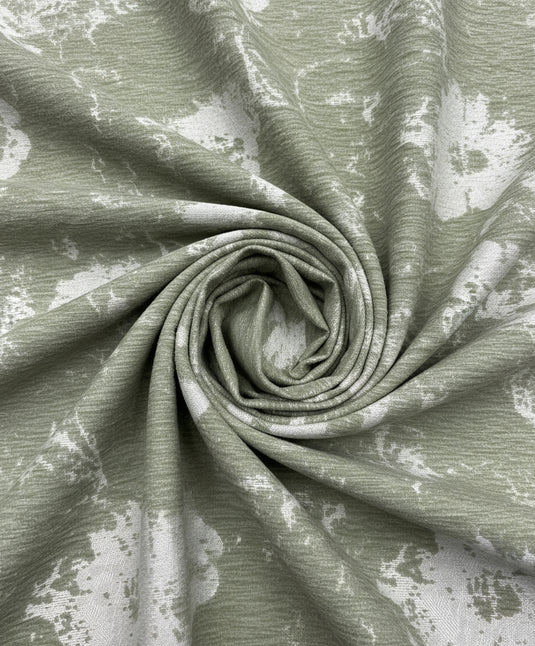 Vintage distressed floral jacquard fabric