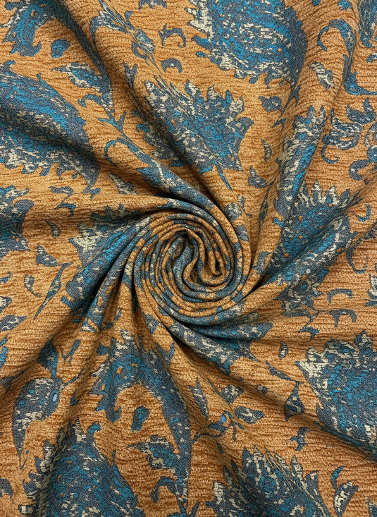 European palace style multi-color patterned jacquard fabric