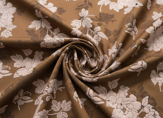 Chinese - Style Floral and Butterfly Jacquard Fabric Color Card (Multiple Colors Available)