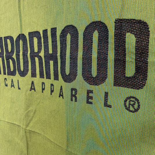 NEIGHBORHOOD Technical Apparel Logo Woven Blanket | Streetwear Hypebeast Tapestry - Fucolina