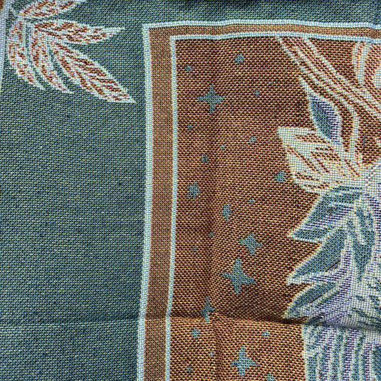 "The Sun" Tarot Card Woven Tapestry | Celestial Mystical Boho Wall Hanging - Fucolina