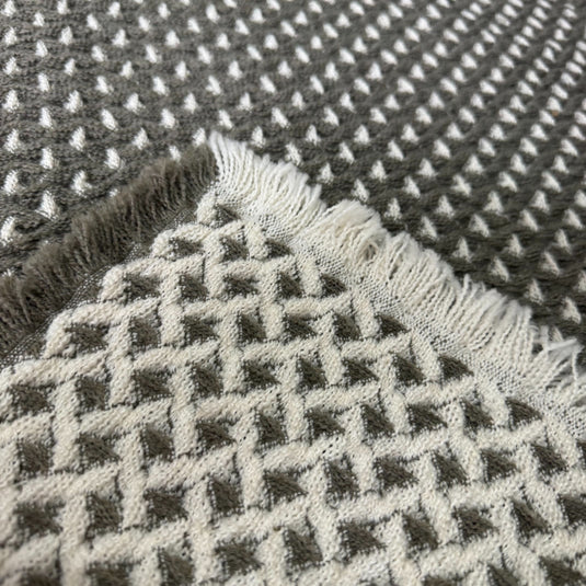 Waffle - Weave Carpet For Living Room - Fucolina