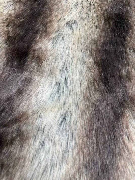 Multicolor Gradient Rabbit Fur Imitation Throw Pillow - Fucolina