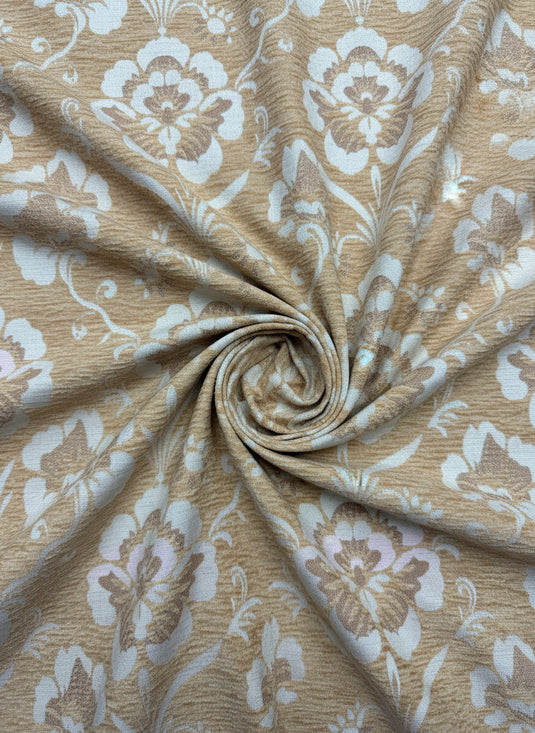 European palace large flower jacquard fabric