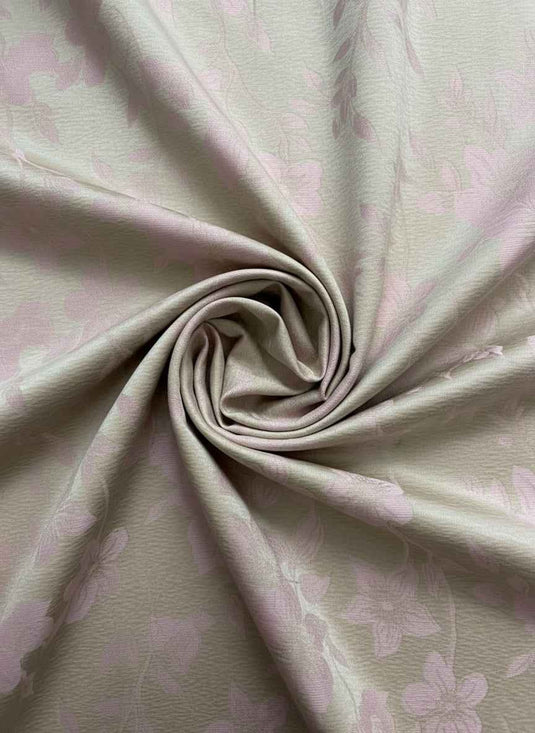 Elegant Vine Floral Chenille Jacquard Fabric
