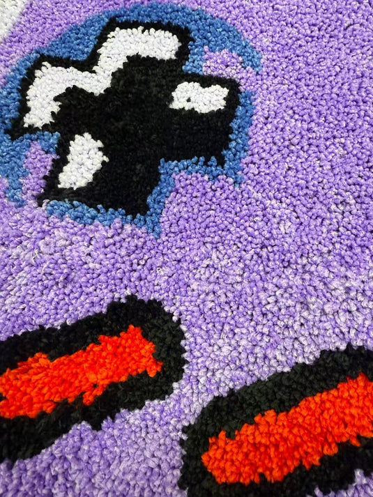 Vintage Game Console-shaped Flocked Carpet