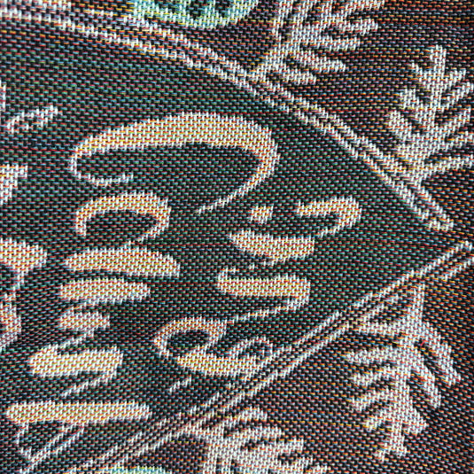 Camping Theme Textile Wallpaper Tapestry with Outdoor Elements for Wall Decor - Fucolina
