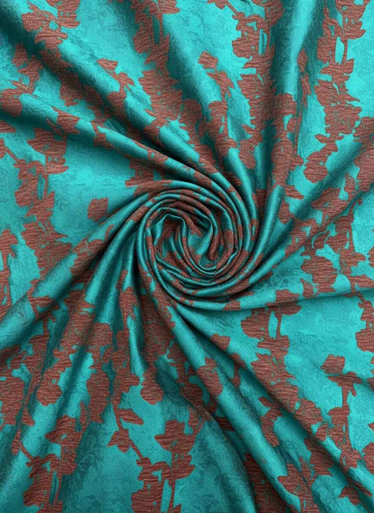 Court Rose Chenille Jacquard Fabric