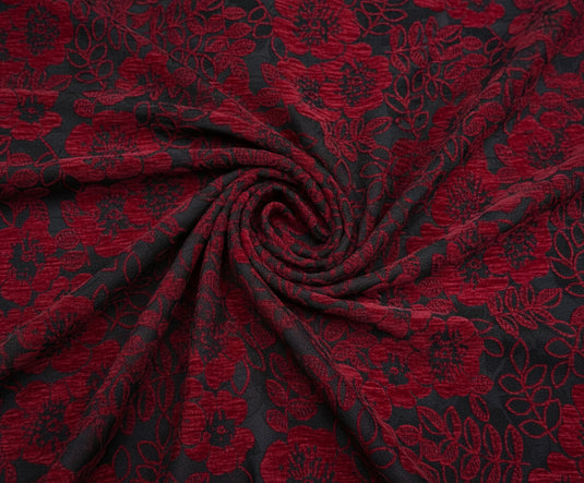 Floral Jacquard Fabric Color Card (Multiple Colors Available)