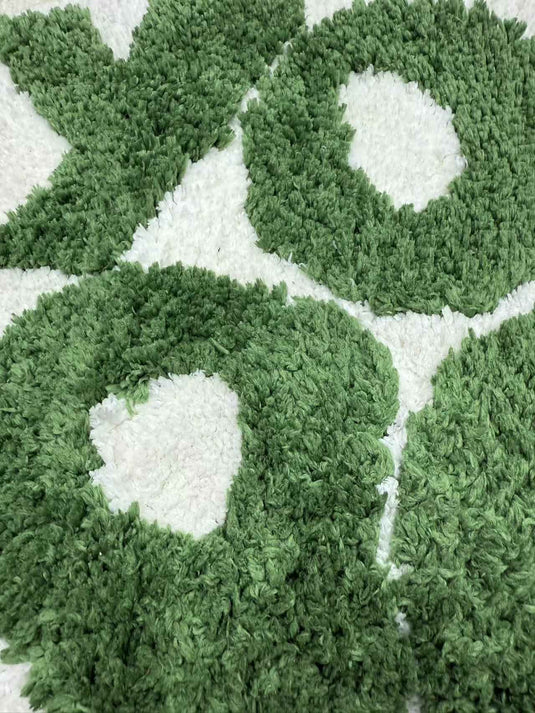 Inspirational Letter "YOU LOOK GOOD" Flocking Carpet