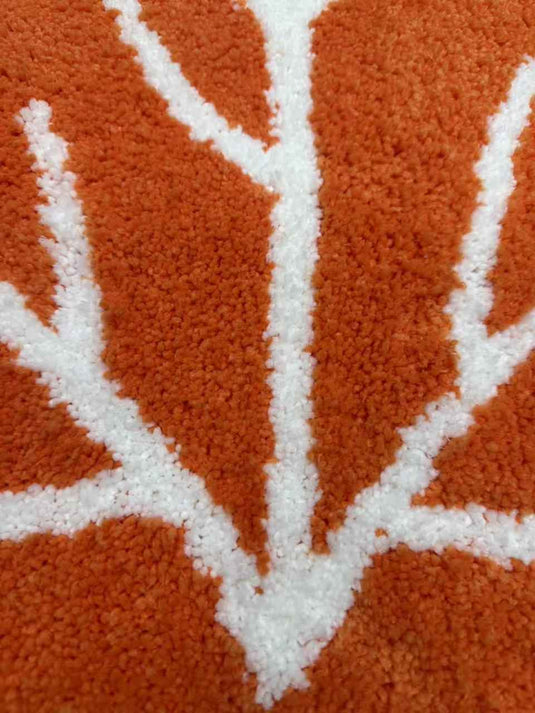 Maple Leaf - shaped Flocking Carpet