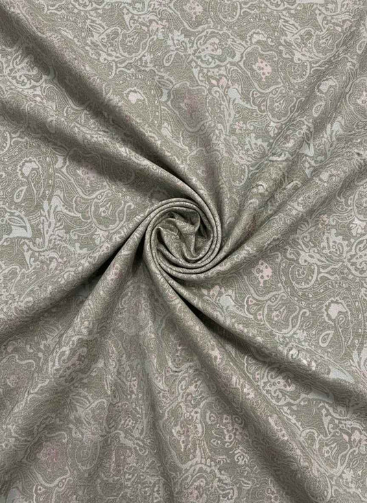 Persian Paisley Chenille Jacquard Fabric