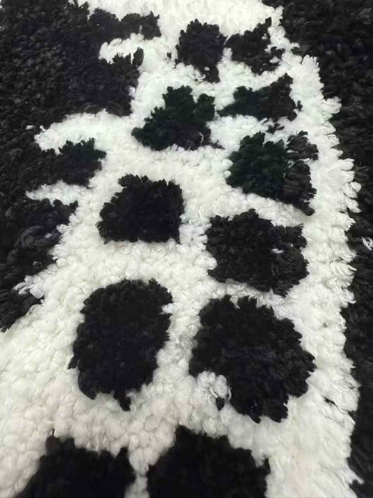 Personality Skull Pattern Flocking Carpet