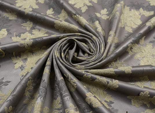 Chinese - Style Floral and Butterfly Jacquard Fabric Color Card (Multiple Colors Available)