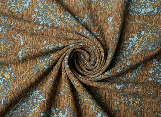 European palace style multi-color patterned jacquard fabric