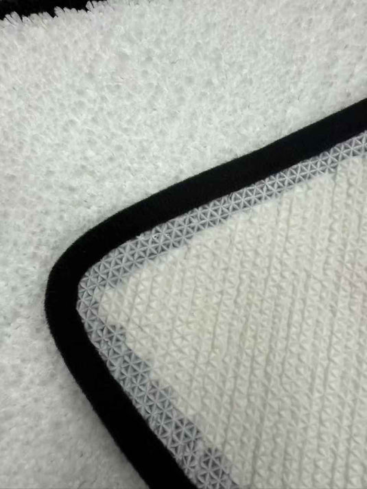 Artistic Eye - shaped Flocking Carpet