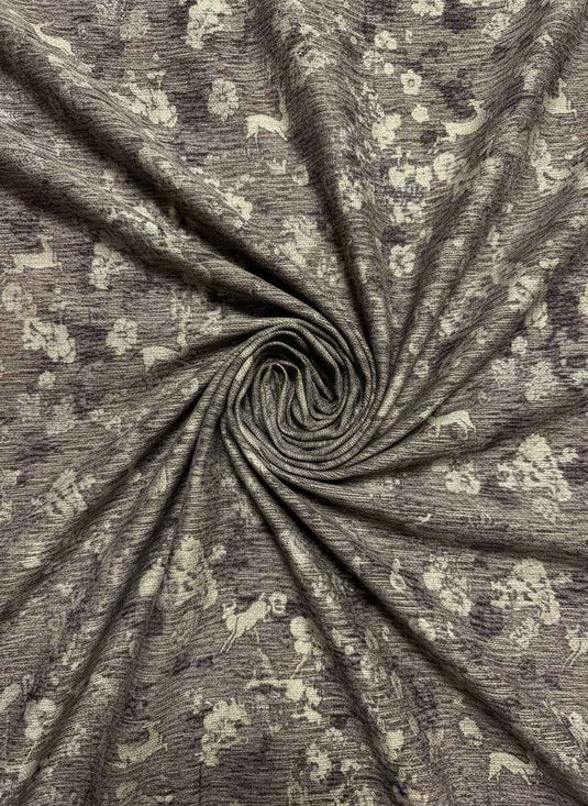 Spirit Deer Blessing Chenille Jacquard Fabric