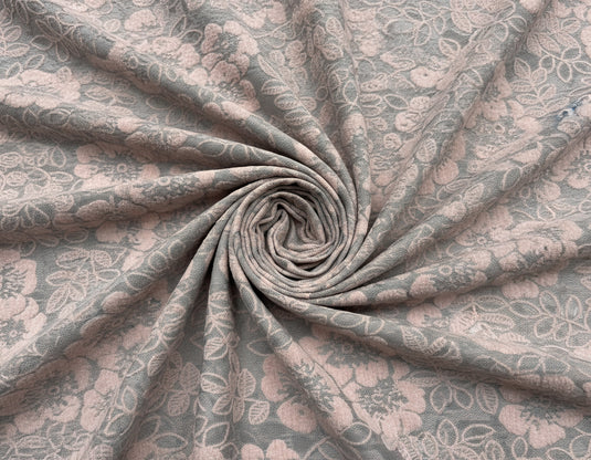 Floral Jacquard Fabric Color Card (Multiple Colors Available)