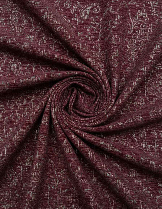 Vintage paisley jacquard fabric