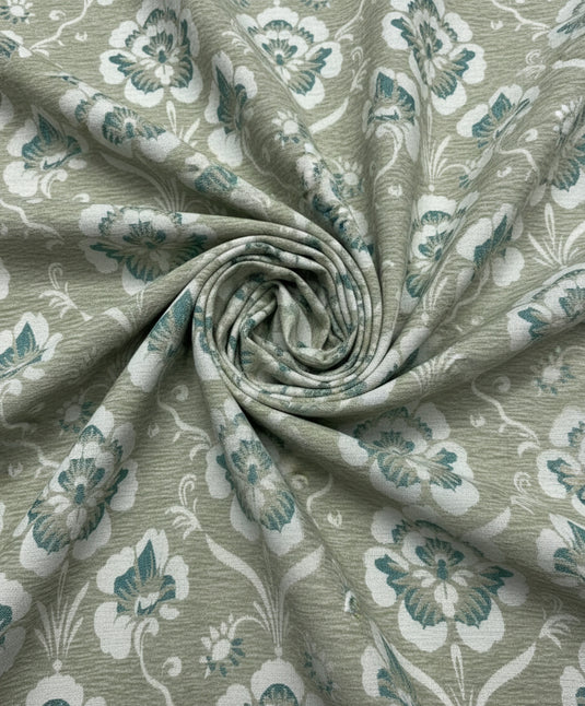 European palace large flower jacquard fabric