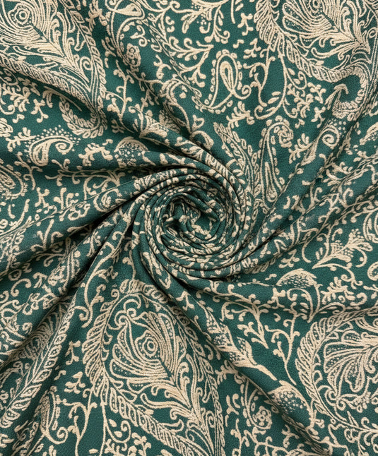 Paisley Pattern Jacquard Fabric Color Card (Multiple Colors Available)