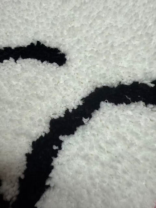 Healing Cute Teddy Bear Flocked Carpet