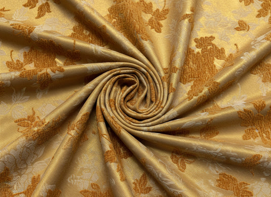 Chinese - Style Floral and Butterfly Jacquard Fabric Color Card (Multiple Colors Available)
