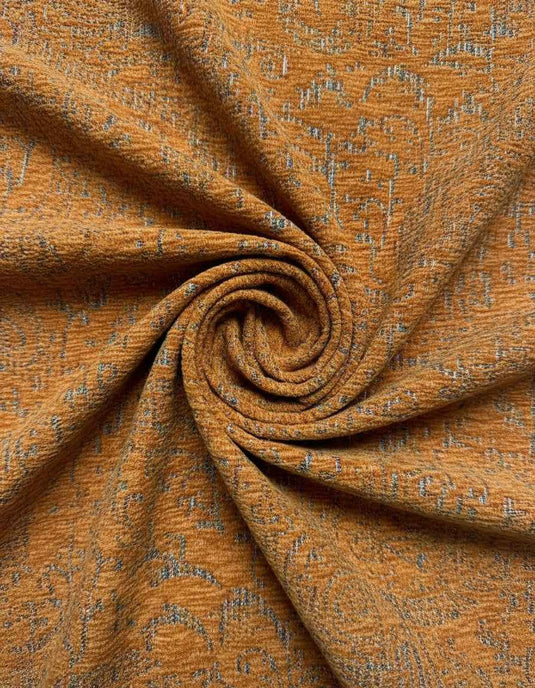 Vintage paisley jacquard fabric