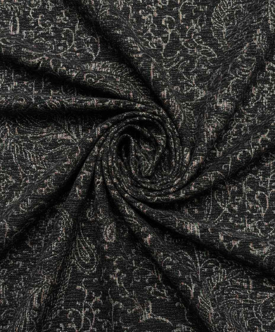 Vintage paisley jacquard fabric