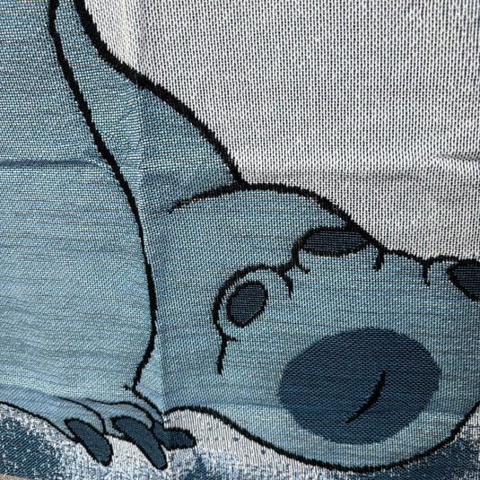 "Ohana Means Family" Stitch Woven Tapestry | Lilo & Stitch Character Blanket - Fucolina