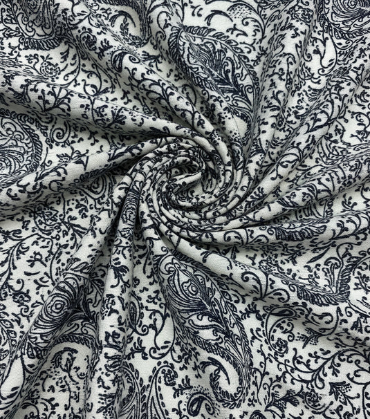 Paisley Pattern Jacquard Fabric Color Card (Multiple Colors Available)