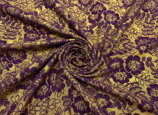 Floral Jacquard Fabric Color Card (Multiple Colors Available)