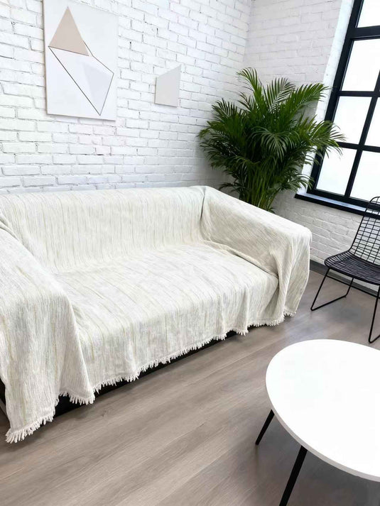 Simple texture jacquard sofa blanket - Fucolina