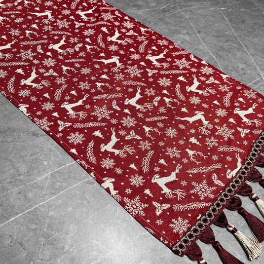 Christmas Table Runner (Reindeer) - Fucolina
