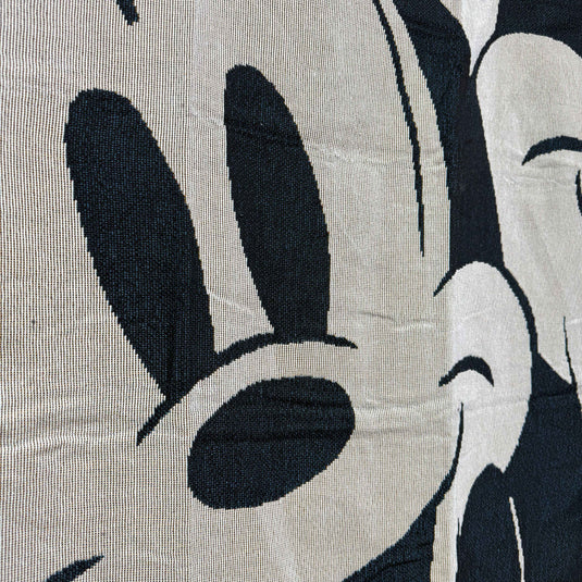 Vintage Mickey & Minnie Mouse Woven Tapestry | Classic Disney Character Blanket - Fucolina