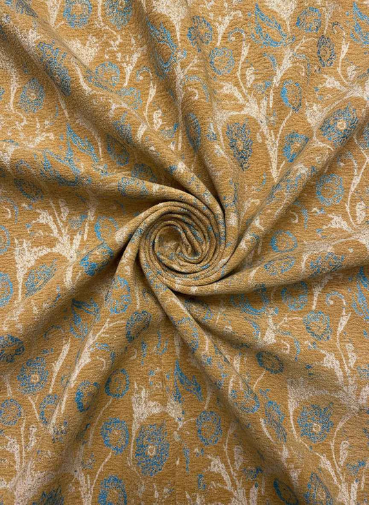 European Retro Paisley Pattern Chenille Jacquard Fabric